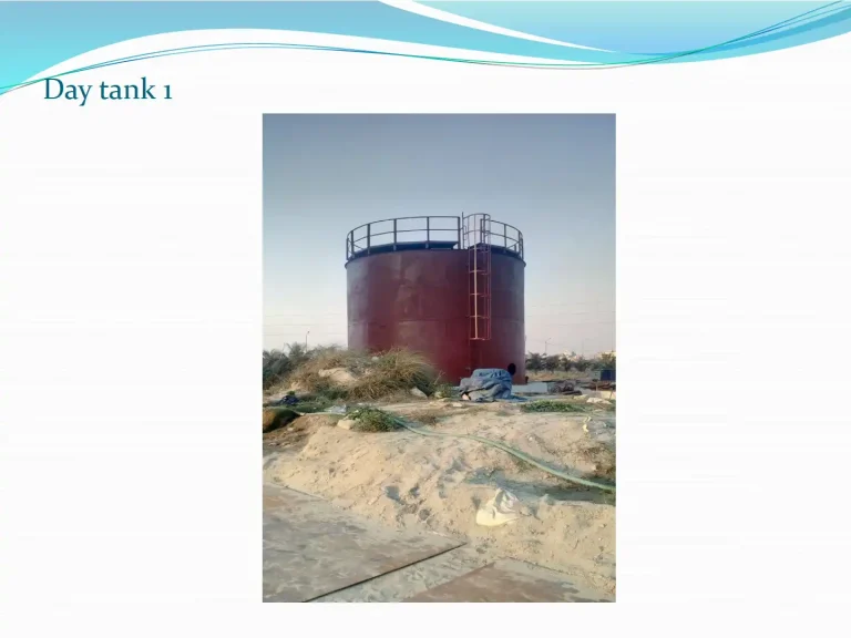 Dhaka North Power — Day tank 1