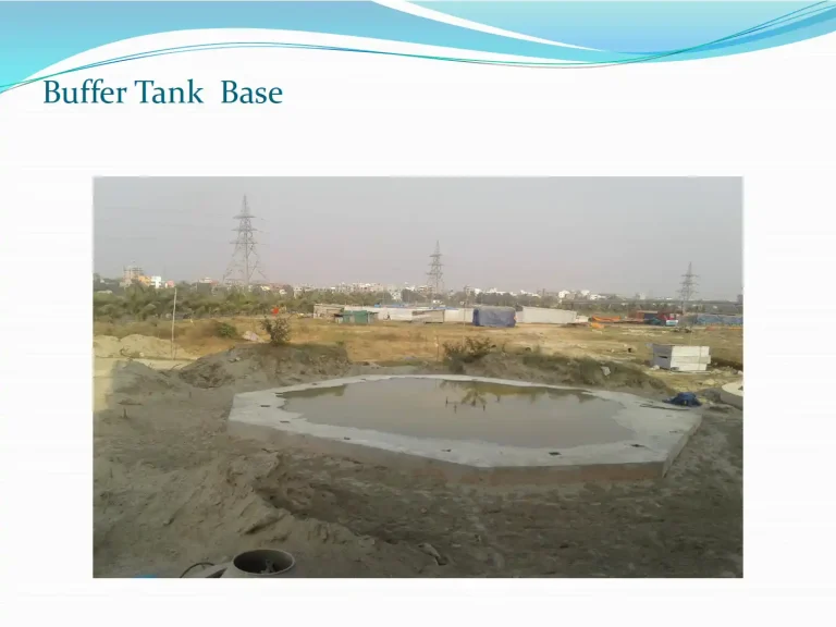Dhaka North Power — Buffer tank base