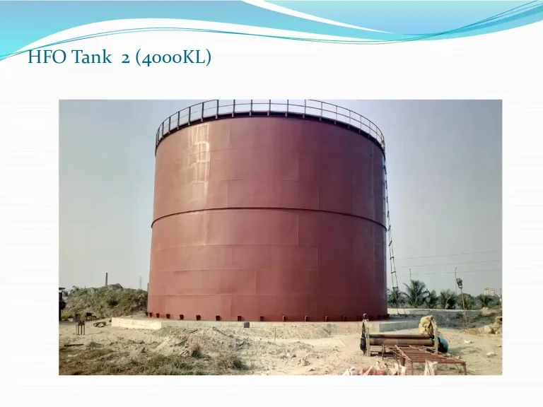 Dhaka North Power — HFO tank 2