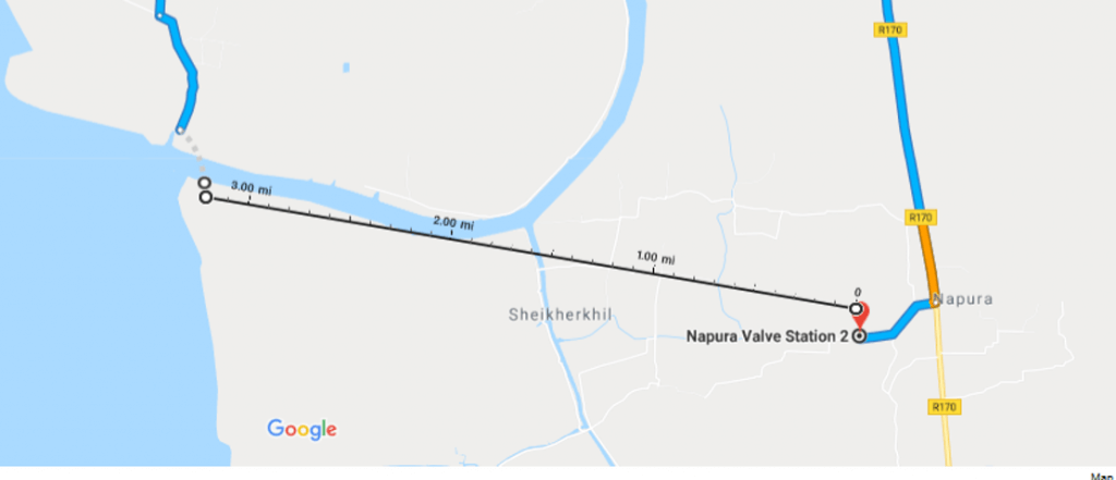 Banshkhali site location map