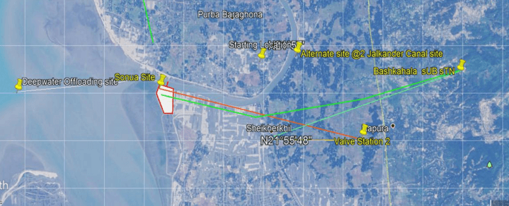 Preferred site location and power connection